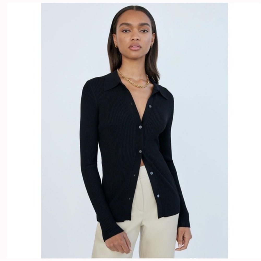 Babaton | Finley cardigan sweater black Aritzia